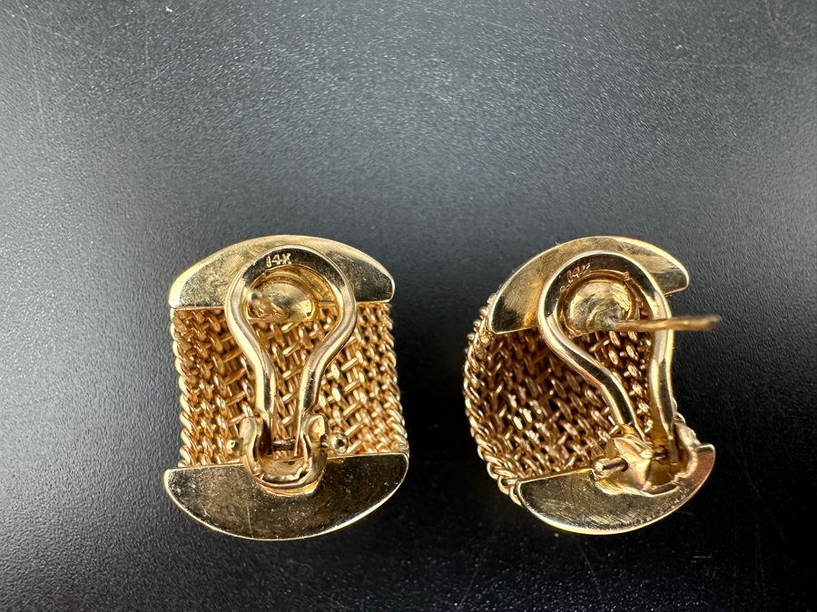 14K Gold Earrings 11.4g FMV $800 Retail $1,600 [Photo 11]