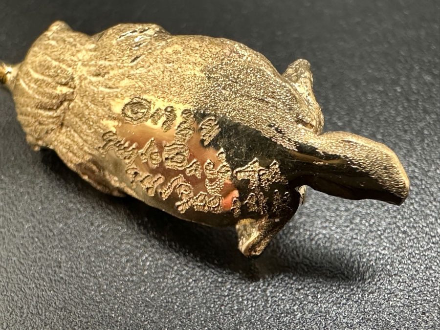 Vintage 1990s 14K Gold Sea Otter with ～.07 ct Diamond Signed By Gayle Bright 3.8g FMV $300 Retail $600 [Photo 7]