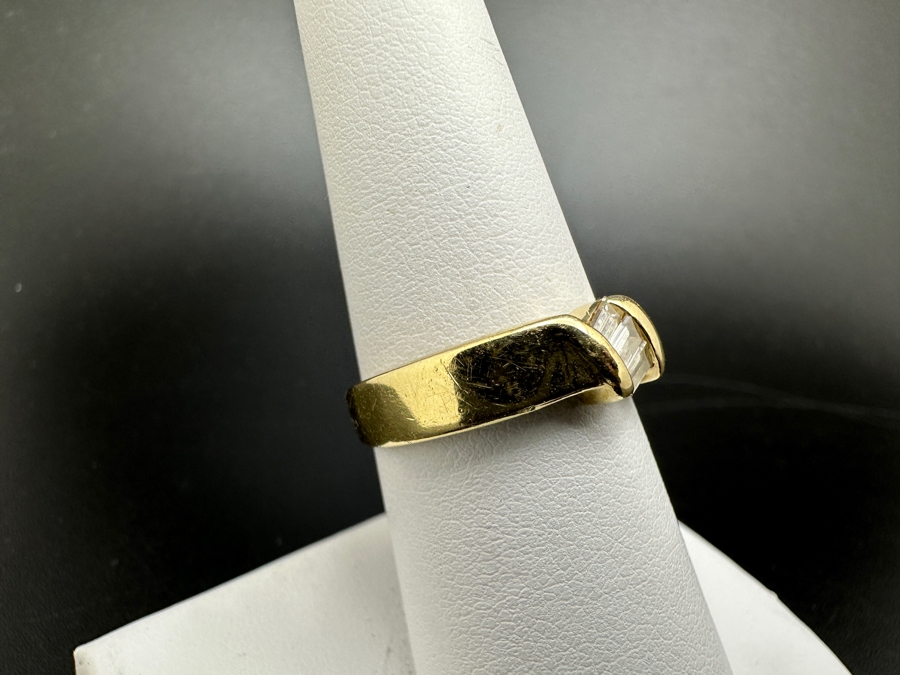 14K Gold and Diamond Ring ～1/3 cttw 4.8g Size 7.5 FMV $650 Retail $1,300 [Photo 4]