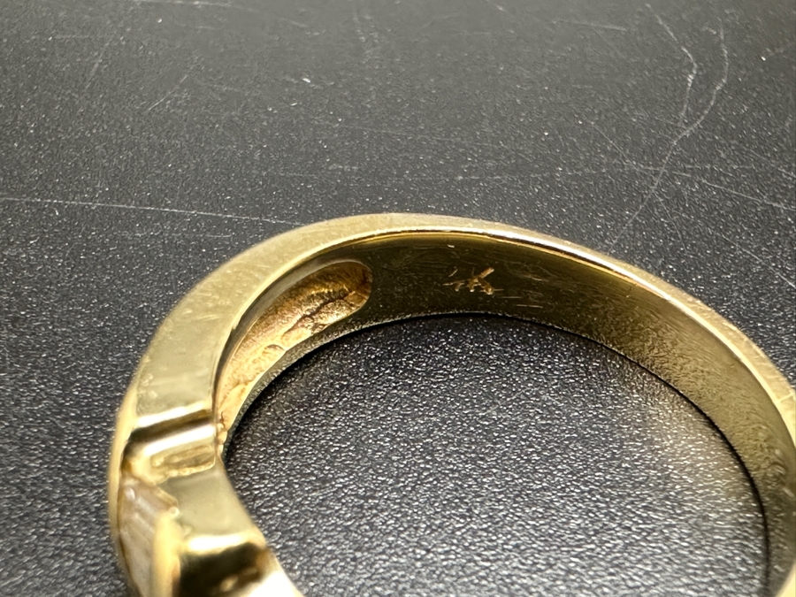 14K Gold and Diamond Ring ～1/3 cttw 4.8g Size 7.5 FMV $650 Retail $1,300 [Photo 9]