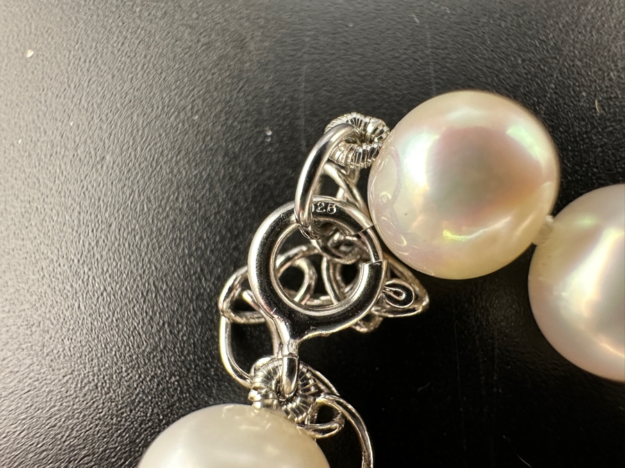 15' Pearl Necklace with Sterling Silver Clasp [Photo 4]