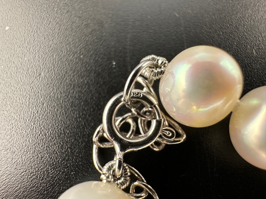 15' Pearl Necklace with Sterling Silver Clasp [Photo 3]