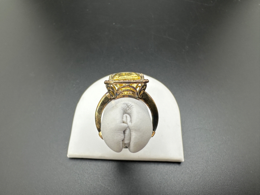 Sterling Silver CZ Ring 7.3g Size 5.5 [Photo 5]