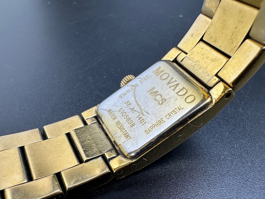 Movado 88 A1 1401 Gold Tone Ladies Watch [Photo 8]
