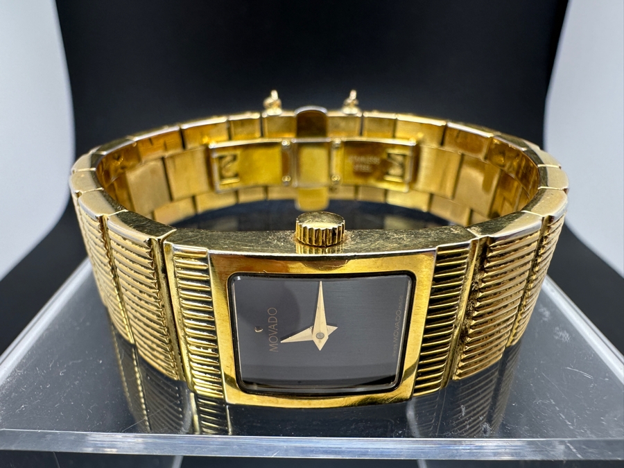Movado 88 A1 1401 Gold Tone Ladies Watch [Photo 2]