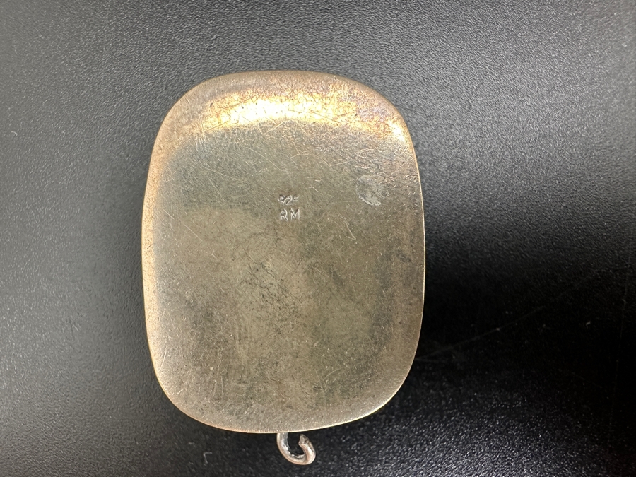 Sterling Silver Locket Pendant 10.2g [Photo 4]