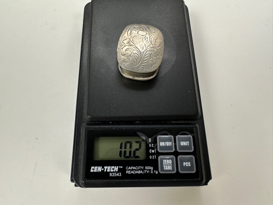 Sterling Silver Locket Pendant 10.2g [Photo 6]