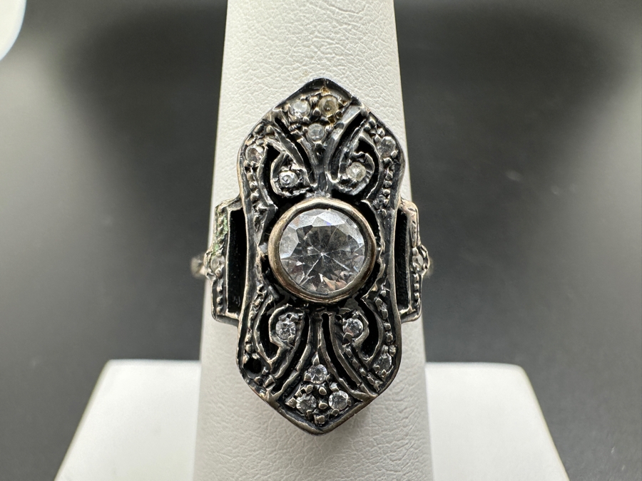 Sterling Silver Ring 3.9g Size 7 [Photo 2]