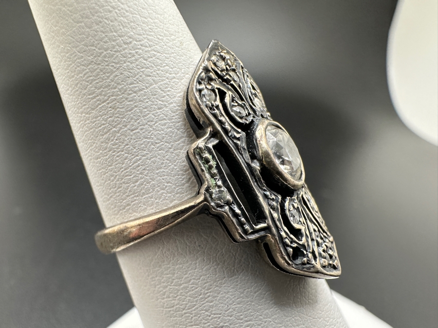 Sterling Silver Ring 3.9g Size 7 [Photo 4]