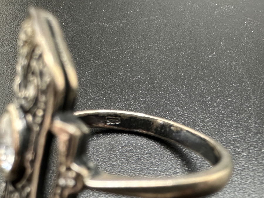 Sterling Silver Ring 3.9g Size 7 [Photo 8]