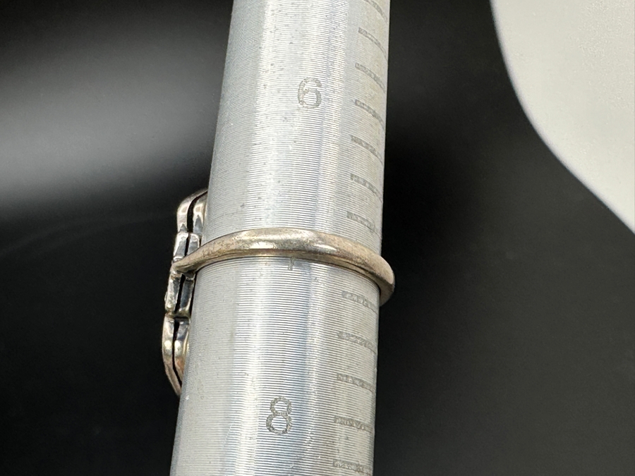 Sterling Silver Ring 3.9g Size 7 [Photo 9]