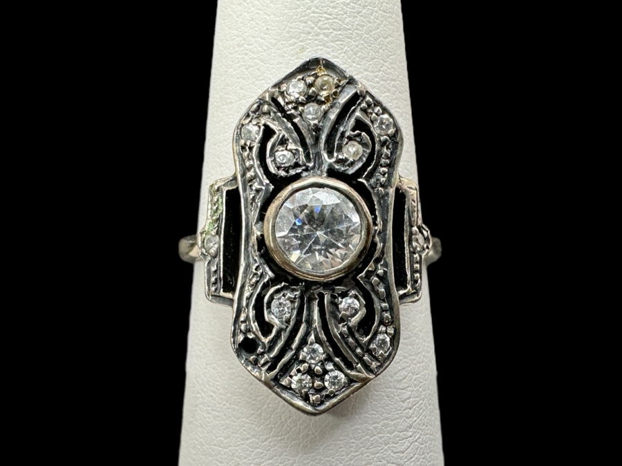 Sterling Silver Ring 3.9g Size 7 [Photo 1]