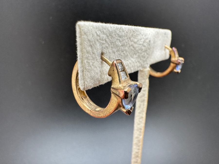 (2) Pair Sterling Silver Earrings 12.5g [Photo 7]