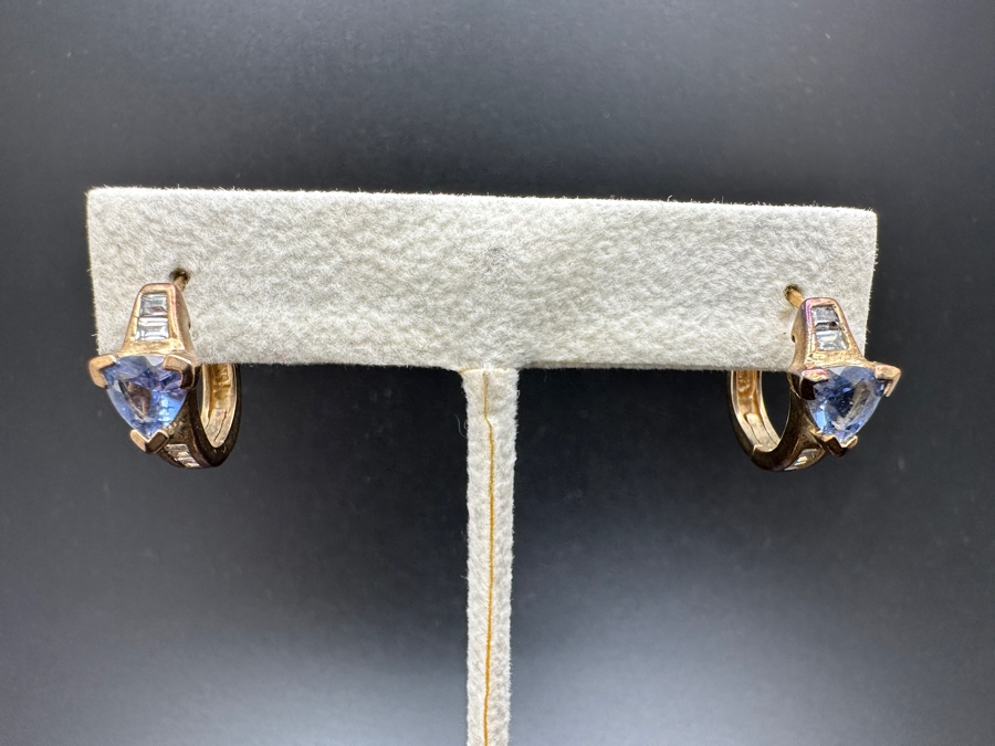 (2) Pair Sterling Silver Earrings 12.5g [Photo 5]