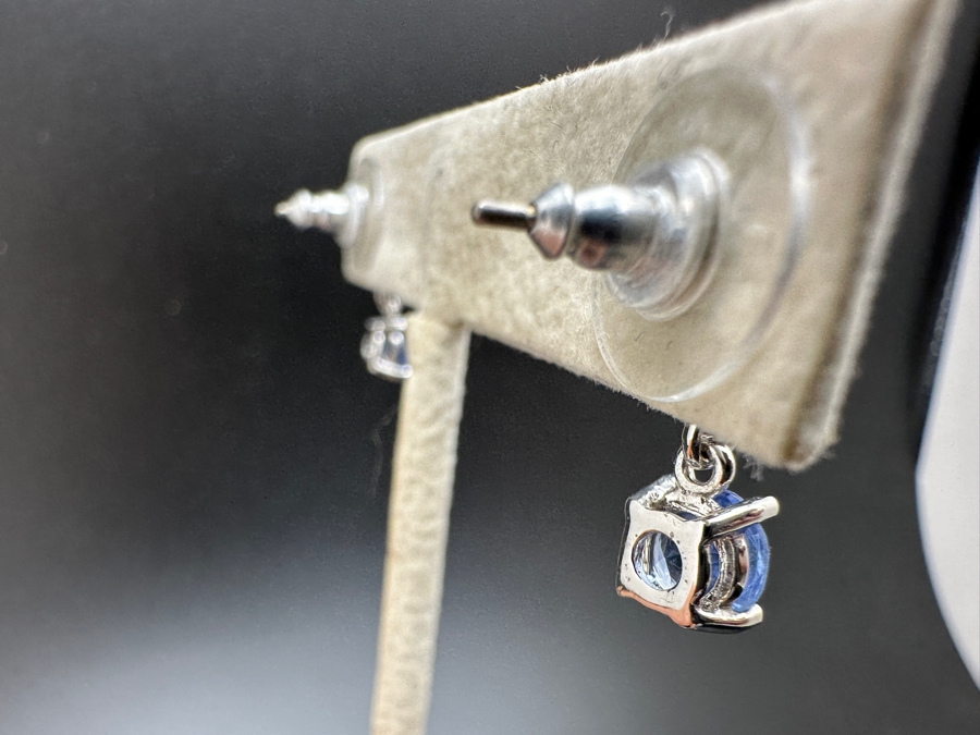 (3) Pair Sterling Silver Earrings 8.9g [Photo 7]