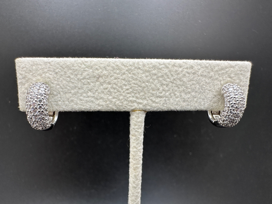 (3) Pair Sterling Silver Earrings 8.9g [Photo 8]