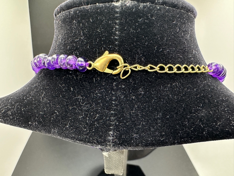 22' Purple Amethyst Necklace  [Photo 3]