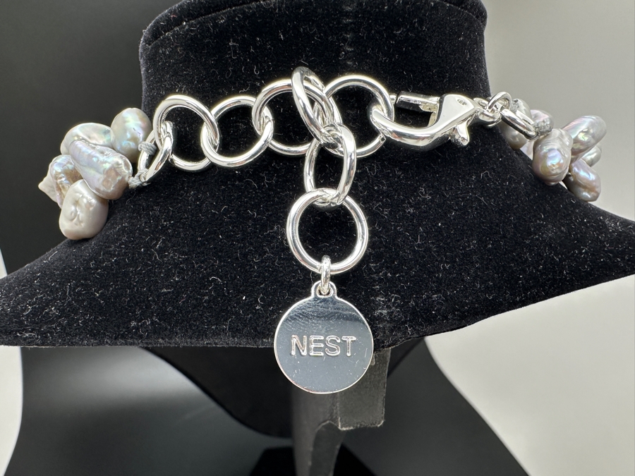 Baroque Triple Strand Pearl Necklace by Nest Retail $650 [Photo 4]