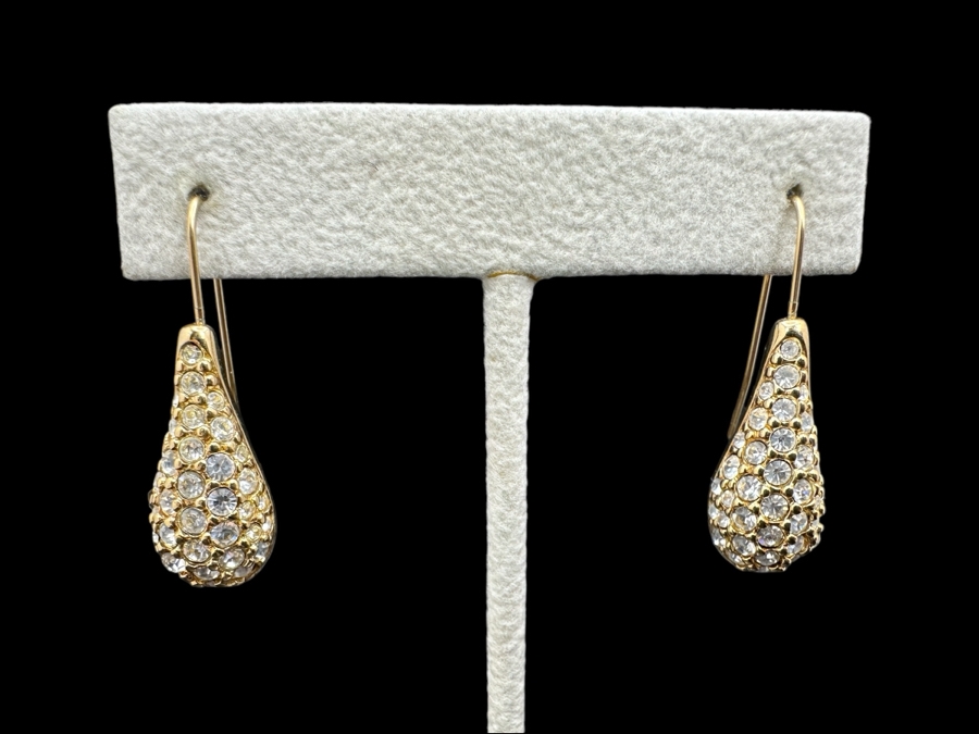 Swarovski Crystal Teardrop Earrings  [Photo 1]