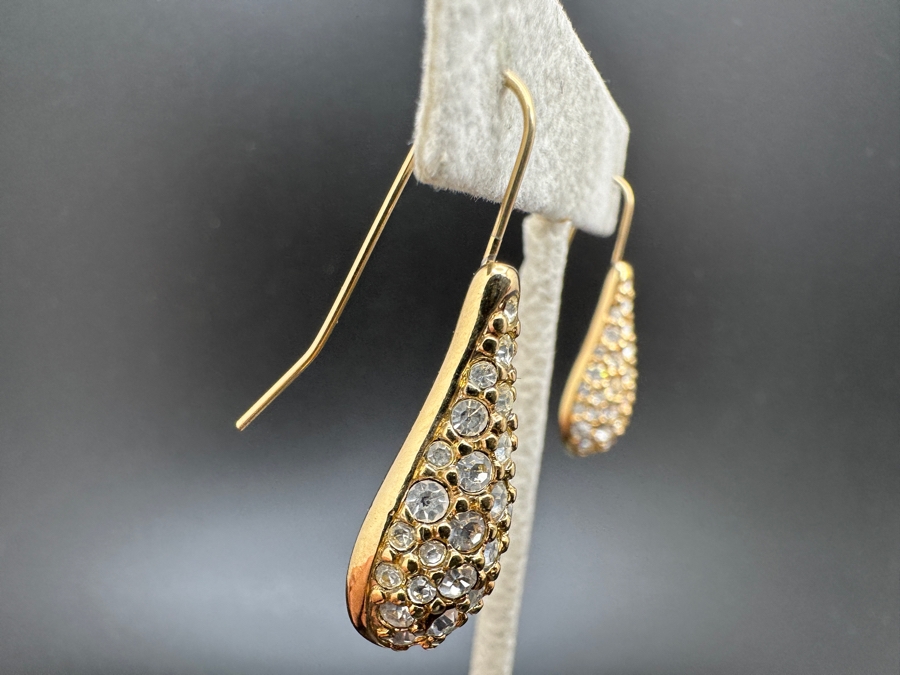 Swarovski Crystal Teardrop Earrings  [Photo 3]