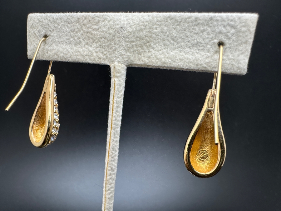 Swarovski Crystal Teardrop Earrings  [Photo 4]