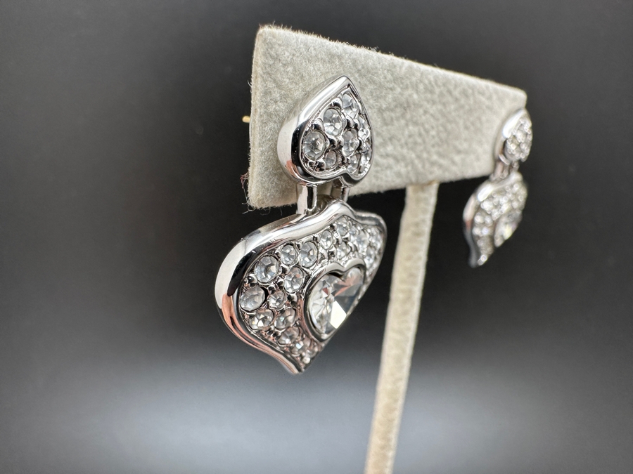 Swarovski Crystal Heart Shaped Earrings [Photo 3]
