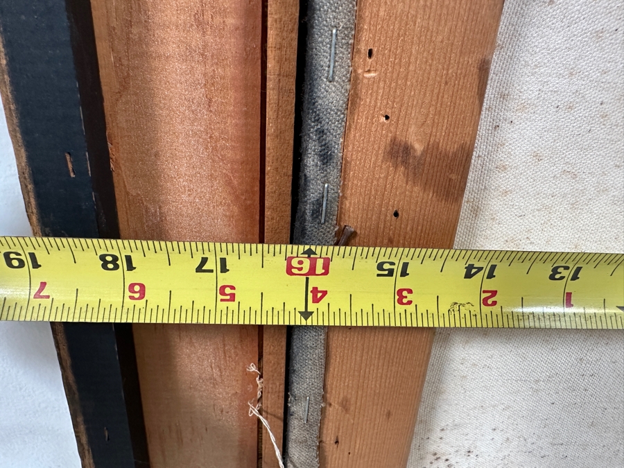 Vintage 1974 Original Abstract Female Nude Painting On Canvas 16 X 20 Framed Signed Lower Left Artist Unknown [Photo 11]