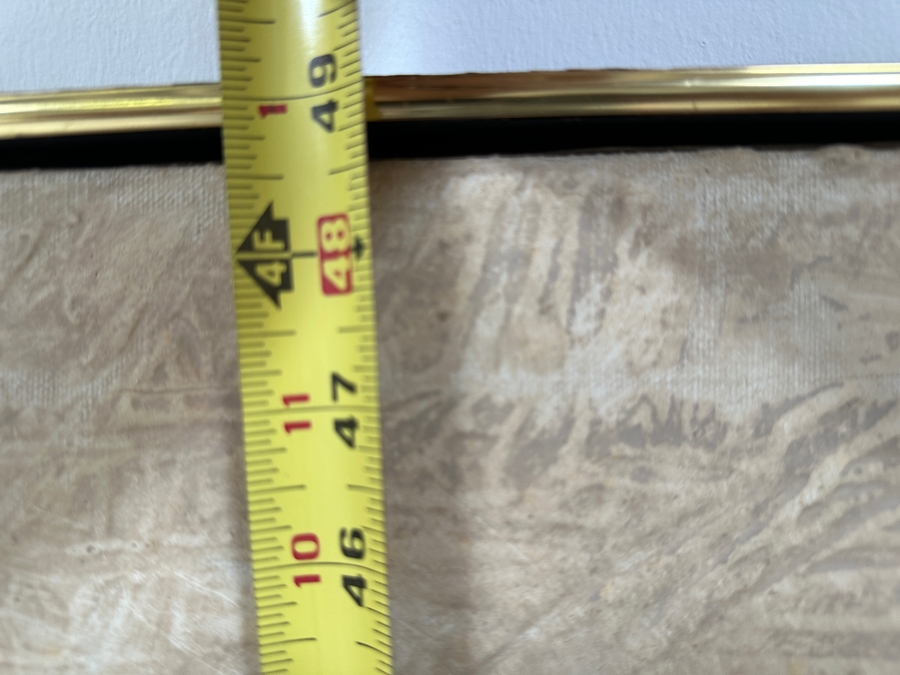 Attributed To Jorge B Stever (1940-2019, Germany) Original Mixed Media Painting Incorporating Crushed Steel Soda Cans On Canvas Signed Lower Right Jorge 36 X 48 Framed [Photo 18]