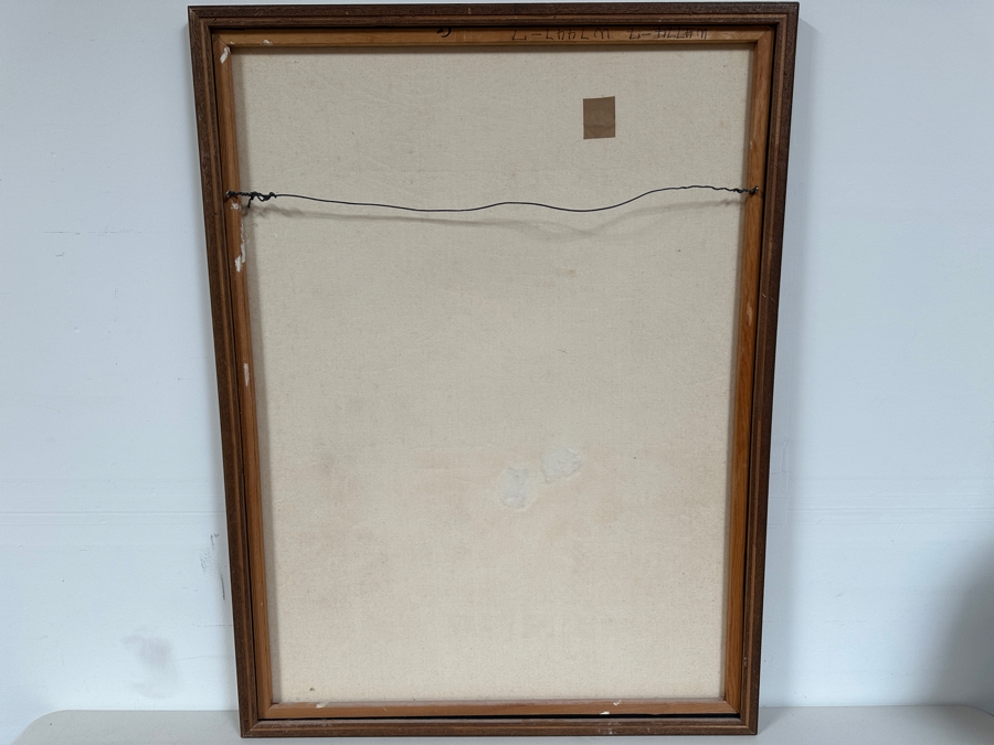 Attributed To Jorge B Stever (1940-2019, Germany) Original Mixed Media Painting Incorporating Crushed Steel Soda Cans On Canvas Signed Lower Right Jorge 36 X 48 Framed [Photo 12]