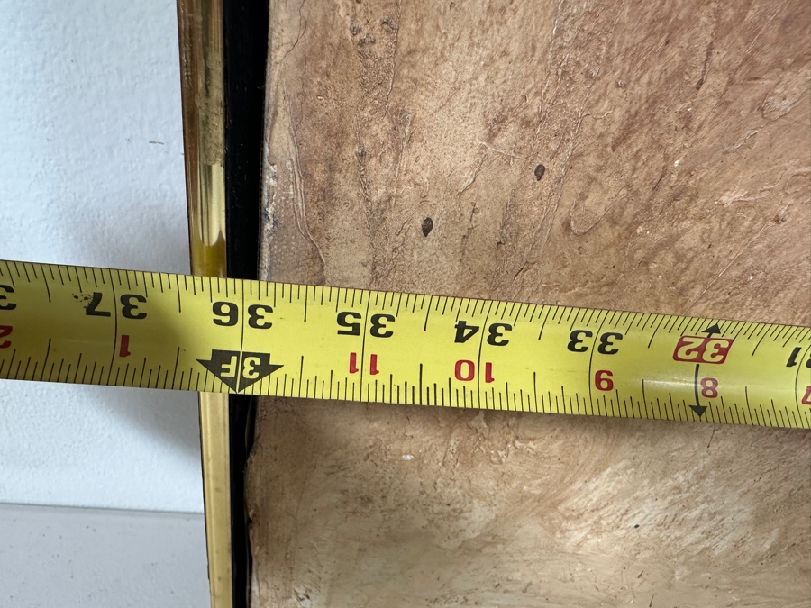 Attributed To Jorge B Stever (1940-2019, Germany) Original Mixed Media Painting Incorporating Crushed Steel Soda Cans On Canvas Signed Lower Right Jorge 36 X 48 Framed [Photo 15]