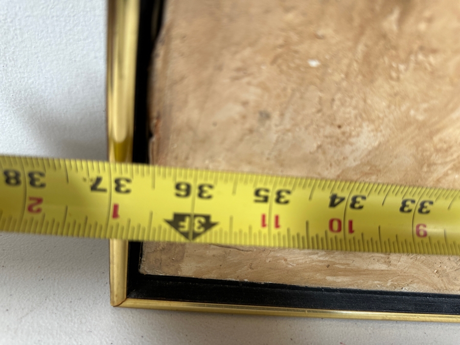 Attributed To Jorge B Stever (1940-2019, Germany) Original Mixed Media Painting Incorporating Crushed Steel Soda Cans On Canvas Signed Lower Right Jorge 36 X 48 Framed [Photo 17]