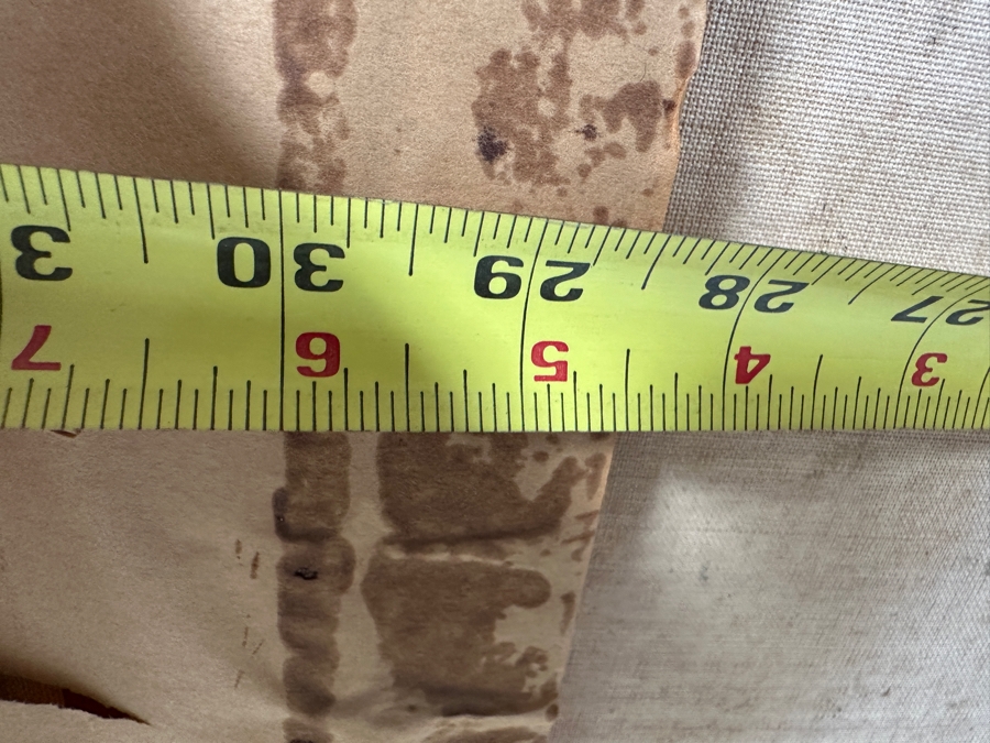 Original Mid-Century Abstract Oil Painting On Canvas Artist Signed Lower Right By Unknown Artist After Afro Basaldella 30 X 24 Framed 36 X 30 [Photo 18]