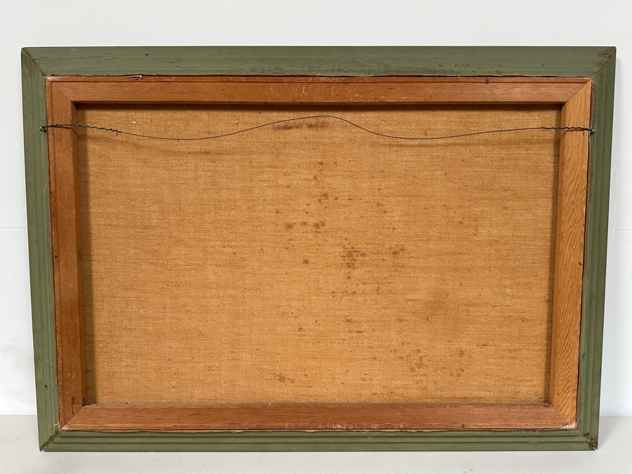 Just Added - Virginia Ford Original Seascape Oil Painting On Canvas 36 X 24 Framed 41.5 X 29.5 [Photo 9]