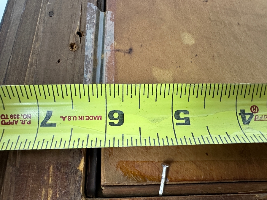 Antique Original Portrait Oil Painting On Board Signed Upper Right By Artist - Artist Unknown 6 X 8.5 Framed 11.5 X 13.5 [Photo 22]