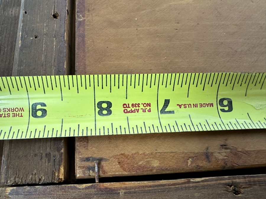 Antique Original Rabbi Reading Oil Painting On Board Signed Upper Right By Artist - Artist Unknown 8.5 X 6 Framed 13.5 X 11.5 [Photo 14]