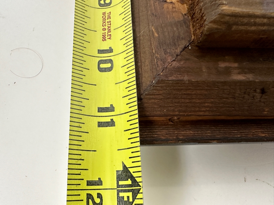 Antique Original Rabbi Reading Oil Painting On Board Signed Upper Right By Artist - Artist Unknown 8.5 X 6 Framed 13.5 X 11.5 [Photo 17]