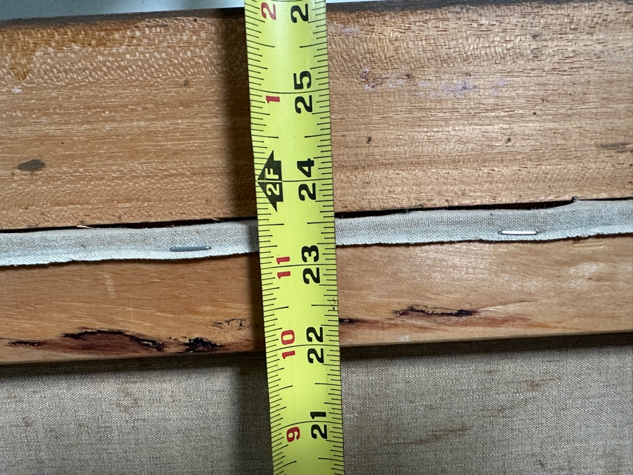 Original Impressionist Oil Painting On Canvas Signed Lower Right And Verso Artist Unknown 31.5 X 23.5 Framed 36.5 X 29 [Photo 19]