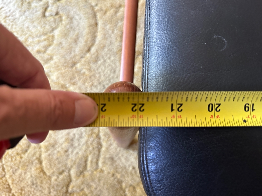 Vintage Mid-Century Modern Arnold Madsen Easy Chair With Matching Stool Ottoman Model MS 30 Danish Teak / Leather Made By Madsen & Schubell Estimate $10,000-$15,000 [Photo 28]