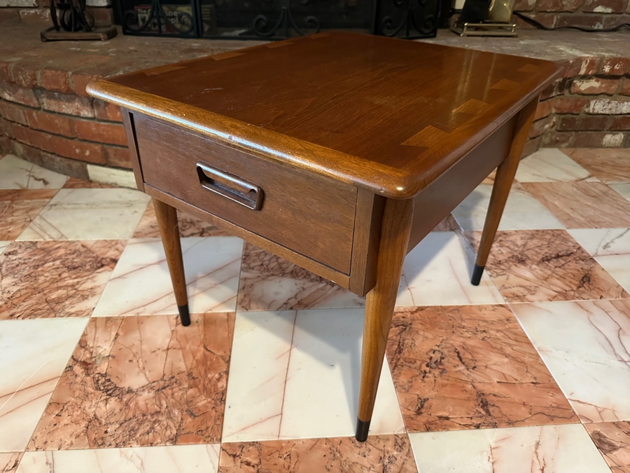 Mid-Century Modern Lane Furniture Side Table With Drawer Style No. 900 21W X 26D X 20.5H [Photo 4]