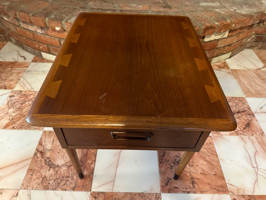 Mid-Century Modern Lane Furniture Side Table With Drawer Style No. 900 21W X 26D X 20.5H [Photo 3]