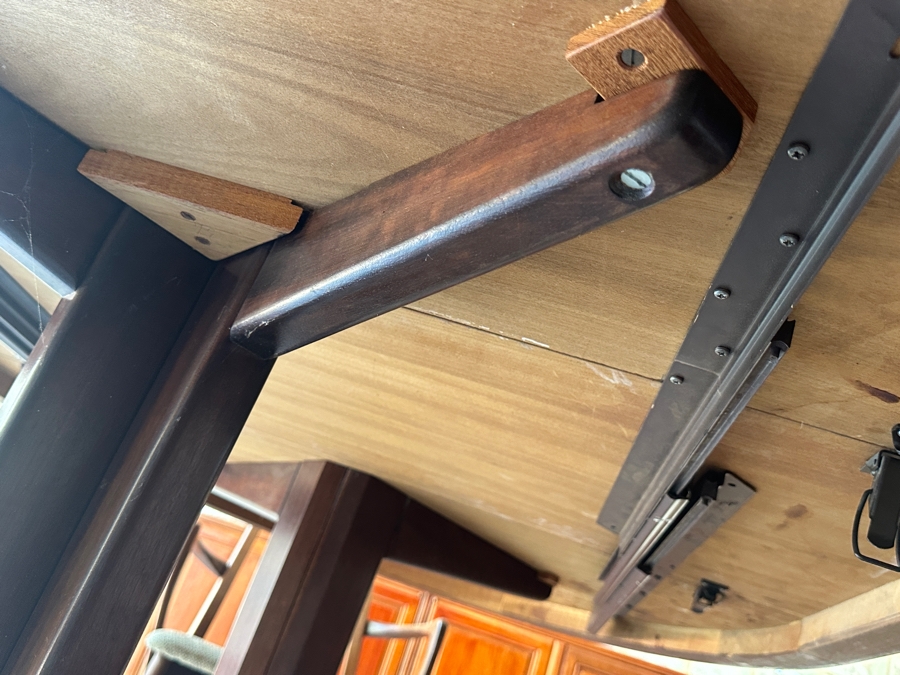 Stunning Rosewood Niels Koefoed Eva Dining Chairs (Two Eva Armchairs + Six Eva Chairs) With Matching Rosewood Dining Table With Two Leaves (One Shown In Initial Picture) - See Details For Dimensions - Estimate $7,000-$10,000 [Photo 32]