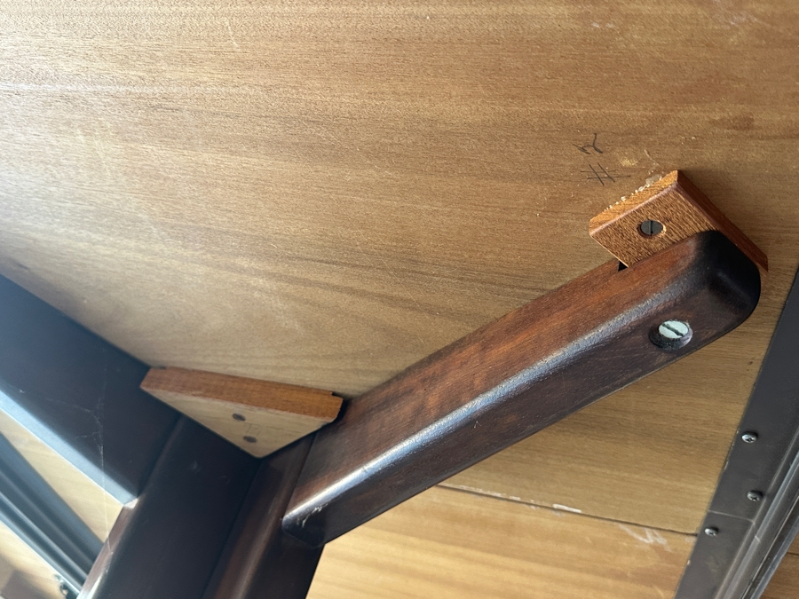 Stunning Rosewood Niels Koefoed Eva Dining Chairs (Two Eva Armchairs + Six Eva Chairs) With Matching Rosewood Dining Table With Two Leaves (One Shown In Initial Picture) - See Details For Dimensions - Estimate $7,000-$10,000 [Photo 33]