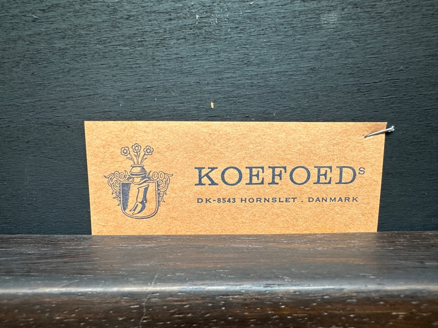 Stunning Rosewood Niels Koefoed Eva Dining Chairs (Two Eva Armchairs + Six Eva Chairs) With Matching Rosewood Dining Table With Two Leaves (One Shown In Initial Picture) - See Details For Dimensions - Estimate $7,000-$10,000 [Photo 24]