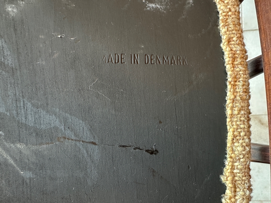 Stunning Rosewood Niels Koefoed Eva Dining Chairs (Two Eva Armchairs + Six Eva Chairs) With Matching Rosewood Dining Table With Two Leaves (One Shown In Initial Picture) - See Details For Dimensions - Estimate $7,000-$10,000 [Photo 25]