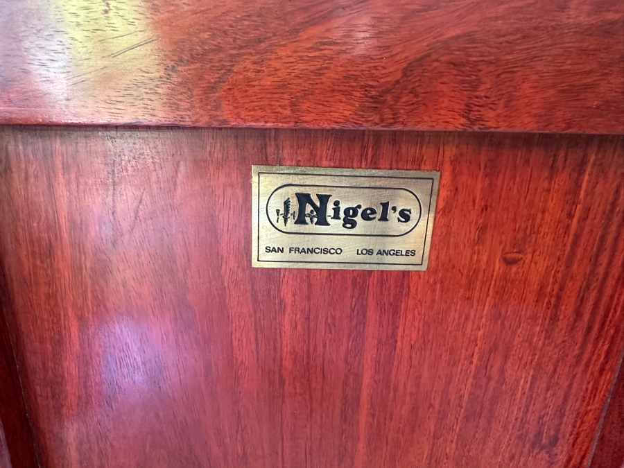 Heavy Vintage Chinese Rosewood Cabinet Sideboard Credenza 64W X 18D X 32H [Photo 8]