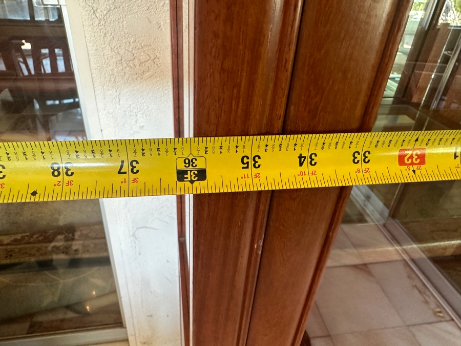 Stunning Vintage Chinese Rosewood 3-Piece Etagere Display Cabinet 36W X 14D X 77H [Photo 12]