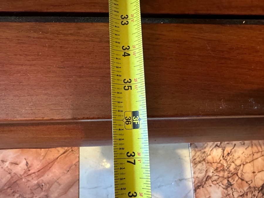 Vintage Chinese Rosewood Coffee Table 46W X 36D X 15.5H [Photo 8]