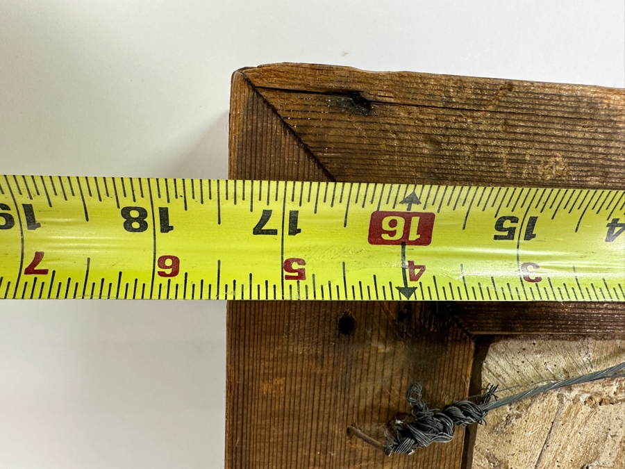 Allen Hutchinson (1855-1929, London, England / Hawaii / California) Rare Original Plaster Carving Hawaiian Profile Of A Man Dated 1892 12.5 X 16.25 Framed 17.5 X 21 [Photo 18]