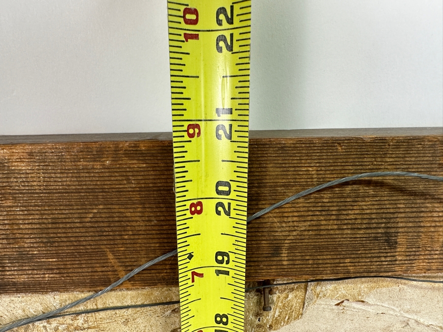 Allen Hutchinson (1855-1929, London, England / Hawaii / California) Rare Original Plaster Carving Hawaiian Profile Of A Man Dated 1892 12.5 X 16.25 Framed 17.5 X 21 [Photo 19]