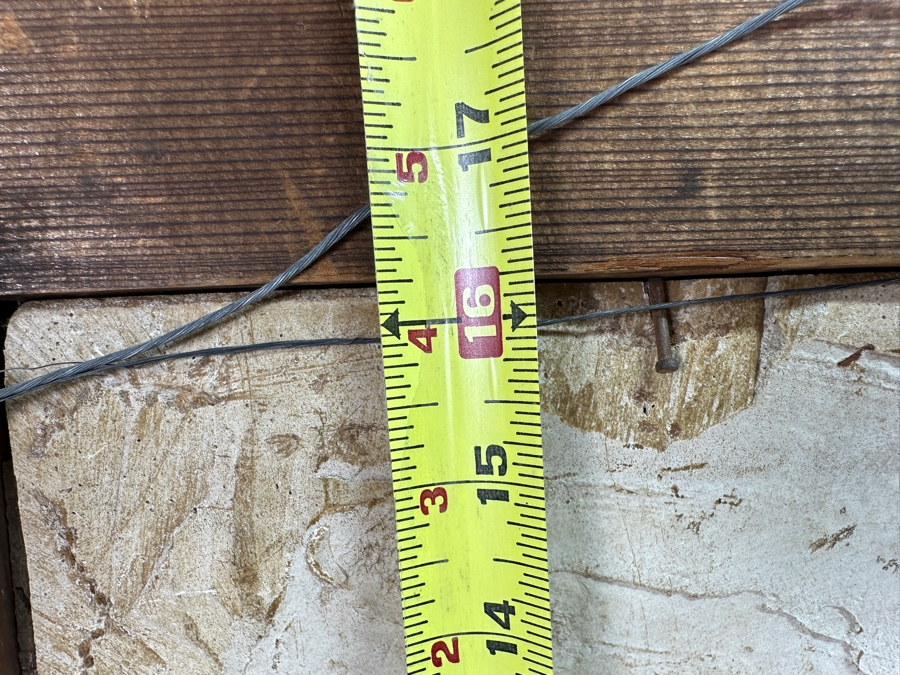 Allen Hutchinson (1855-1929, London, England / Hawaii / California) Rare Original Plaster Carving Hawaiian Profile Of A Man Dated 1892 12.5 X 16.25 Framed 17.5 X 21 [Photo 17]